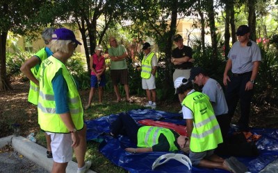 University Park Residents Conduct Annual C.E.R.T. Training With SMFR Firefighters