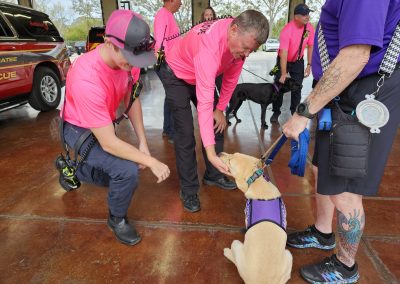 thanks to Dogs Inc. for bringing by their dogs and puppies in training