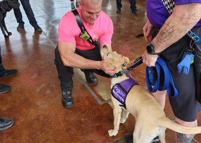 thanks to Dogs Inc. for bringing by their dogs and puppies in training